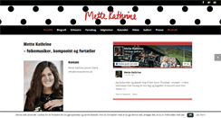 Desktop Screenshot of mettekathrine.dk